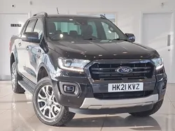 Black Used 2021 Ford Ranger Wildtrack Pickup | £19,998 (Fair price)
