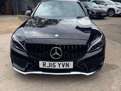 Black Used 2015 Mercedes C220 AMG line Sedan | £9,850 (Good price)