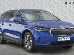 Blue Used 2024 Skoda Enyaq iV SUV | £28,762 (Fair price)