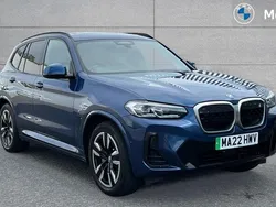Phytonic blue Used 2022 BMW iX3 M Sport SUV | £28,858 (Super price)