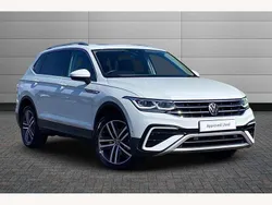 Pure white Used 2025 VW Tiguan Allspace Elegance SUV | £33,665 (Fair price)