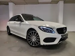 White Used 2015 Mercedes C200 AMG Line Premium Estate | £10,695 (Fair price)