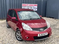 Red Used 2011 Nissan Note N-TEC MPV | £4,290 (Fair price)
