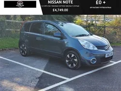 Blue Used 2012 Nissan Note N-TEC MPV | £4,749 (Fair price)