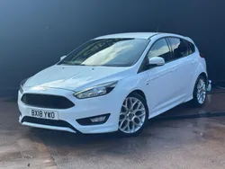 White Used 2018 Ford Focus ST-Line Hatchback | £12,290 (Fair price)