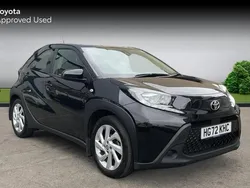Black Used 2022 Toyota Aygo PURE Hatchback | £11,586 (Fair price)