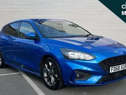 Blue Used 2019 Ford Focus ST-Line Hatchback | £9,684 (Fair price)
