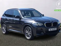 Grey Used 2021 BMW X3 M Sport SUV | £27,599 (Fair price)