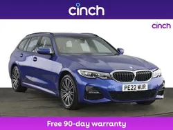 Blue Used 2022 BMW 330e M Sport Estate | £18,849 (Fair price)
