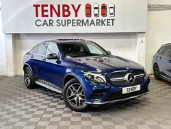 Blue Used 2017 Mercedes GLC250 AMG line Coupe | £19,995 (Fair price)