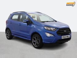 Blue Used 2022 Ford Ecosport ST-Line SUV | £10,395 (Good price)
