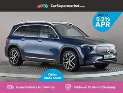 Blue Used 2022 Mercedes EQB350 AMG Line Premium SUV | £27,197 (Fair price)