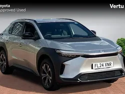 Silver Used 2024 Toyota bZ4X SUV | £25,466 (Fair price)