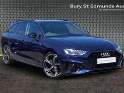 Blue Used 2024 Audi A4 Black Edition Estate | £33,583 (Expensive)