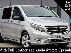 Brilliant silver metallic Used 2019 Mercedes Vito MPV | £19,950