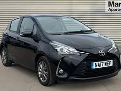Black Used 2017 Toyota Yaris Hatchback | £8,641 (Fair price)