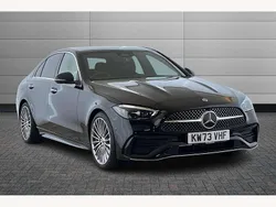 Black Used 2023 Mercedes C220 AMG Line Premium Sedan | £35,850 (Expensive)