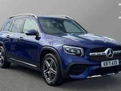 Blue Used 2021 Mercedes GLB220 AMG Line Premium SUV | £26,793 (Fair price)