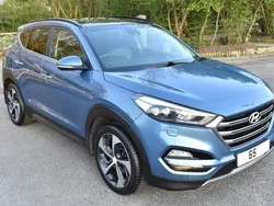 Blue Used 2015 Hyundai Tucson Premium SE SUV | £7,945 (Fair price)