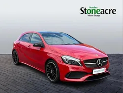 Red Used 2017 Mercedes A180 AMG Line Premium Plus Hatchback | £14,995 (Fair price)