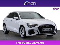 White Used 2022 Audi A3 S-Line Hatchback | £20,049 (Fair price)