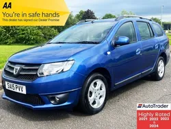 Blue Used 2015 Dacia Logan Lauréate Sedan | £4,295 (Good price)