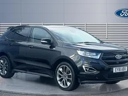 Black Used 2017 Ford Edge ST-Line SUV | £20,413 (Expensive)