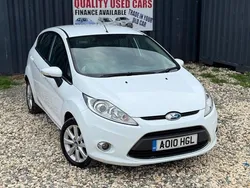 White Used 2010 Ford Fiesta Zetec Hatchback | £2,290 (Fair price)