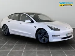 White Used 2021 Tesla Model 3 Long Range AWD Sedan | £20,495
