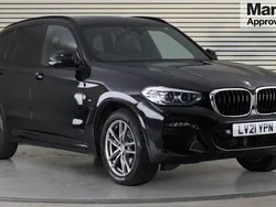 Black Used 2021 BMW X3 M Sport SUV | £31,145 (Good price)
