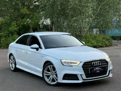 White Used 2018 Audi A3 S-Line Sedan | £13,289 (Super price)