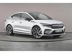 Brilliant silver metallic Used 2023 Skoda Enyaq iV SportlinePlus SUV | £27,943 (Fair price)
