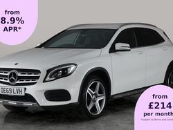 White Used 2019 Mercedes GLA180 AMG line SUV | £15,418 (Fair price)