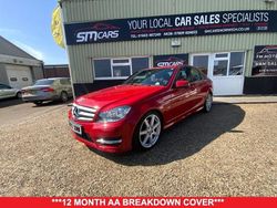 Red Used 2012 Mercedes C200 Sedan | £5,495 (Fair price)
