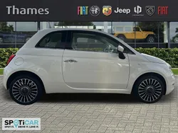White Used 2018 Fiat 500 Lounge Hatchback | £8,995 (A bit pricey)