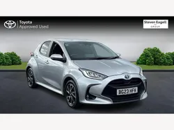 Silver Used 2023 Toyota Yaris Hybrid Design Hatchback | £16,588 (Good price)