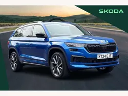 Blue Used 2024 Skoda Kodiaq SportLine SUV | £31,995 (Fair price)