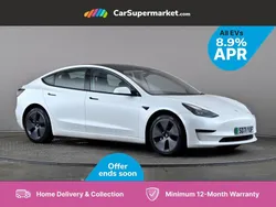 White Used 2021 Tesla Model 3 Long Range AWD Sedan | £22,697 (A bit pricey)