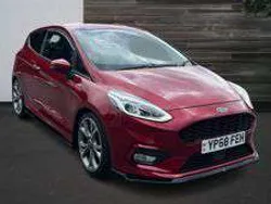 Red Used 2018 Ford Fiesta ST-Line X Hatchback | £8,499 (Fair price)