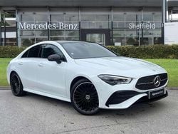 White Used 2023 Mercedes CLA200 AMG Line Premium Plus Coupe | £30,785 (Fair price)