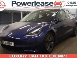 Blue Used 2021 Tesla Model 3 Long Range Sedan | £15,989 (Good price)