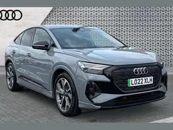 Grey Used 2022 Audi Q4 Sportback e-tron Comfort SUV | £30,255