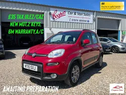 Red Used 2015 Fiat Panda 4x4 Hatchback | £4,995 (Fair price)