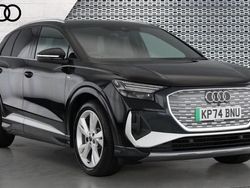 Black Used 2024 Audi Q4 e-tron S-Line SUV | £33,439