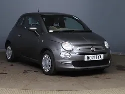 Grey Used 2021 Fiat 500 Pop Hatchback | £7,495 (Fair price)