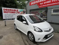 White Used 2013 Toyota Aygo Hatchback | £4,295 (Good price)