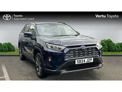 Blue Used 2024 Toyota RAV4 Hybrid Design SUV | £32,380 (Good price)