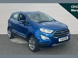 Blue Used 2018 Ford Ecosport Titanium SUV | £12,091 (Fair price)