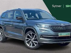 Quartz grey metallic Used 2018 Skoda Kodiaq SportLine SUV | £22,750 (Fair price)