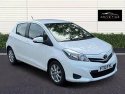 White Used 2013 Toyota Yaris Multidrive S Hatchback | £4,500 (Fair price)